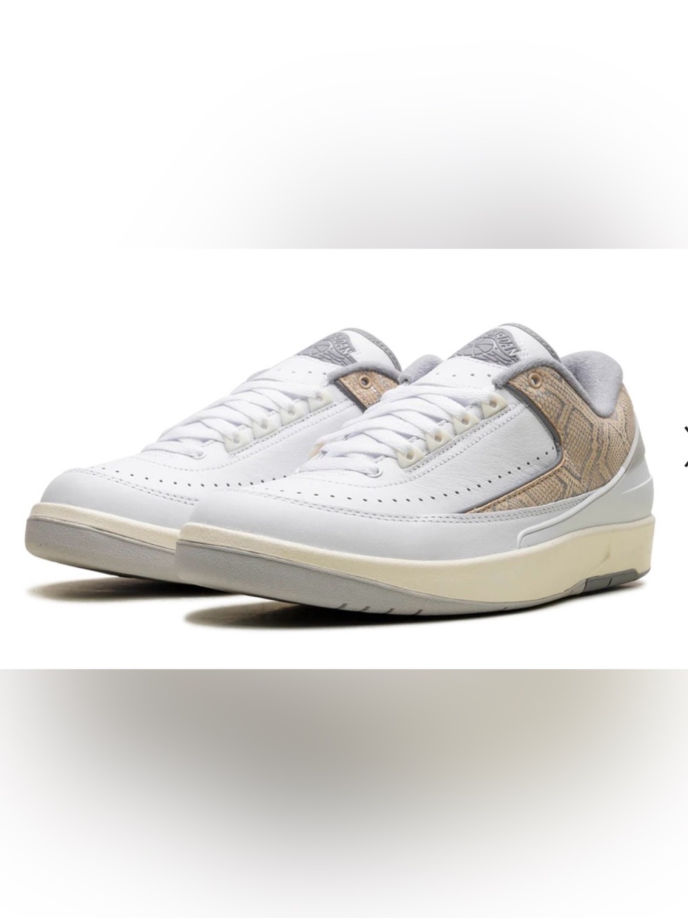 AIR JORDAN 2 LOW  "PYTHON" athletic shoes for men size 11.5 - New No Box